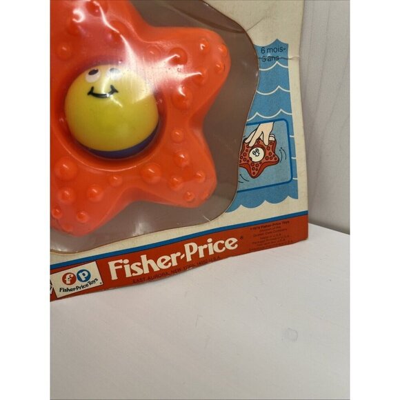 Vintage Fisher Price 623 Tub & Pool Toy Crib & Playpen Starfish unopened NOS - Picture 7 of 15